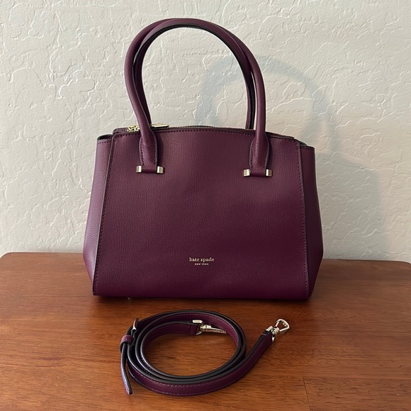 kate spade Handbags - kate spade sydney satchel in sangria wine color